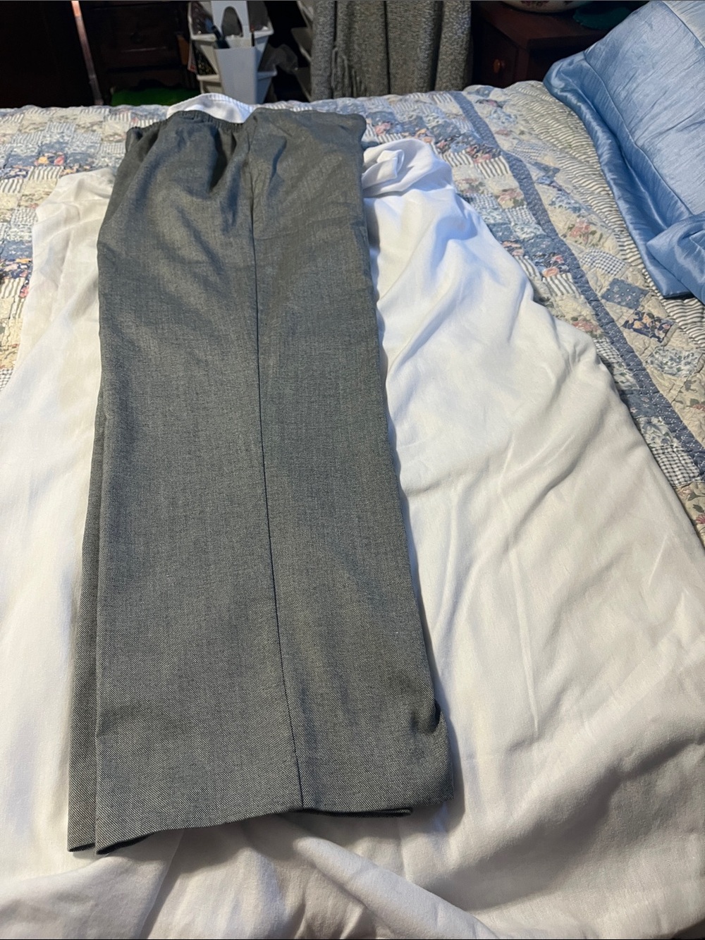 Alfred Dunner Gray Women's Dress Trousers